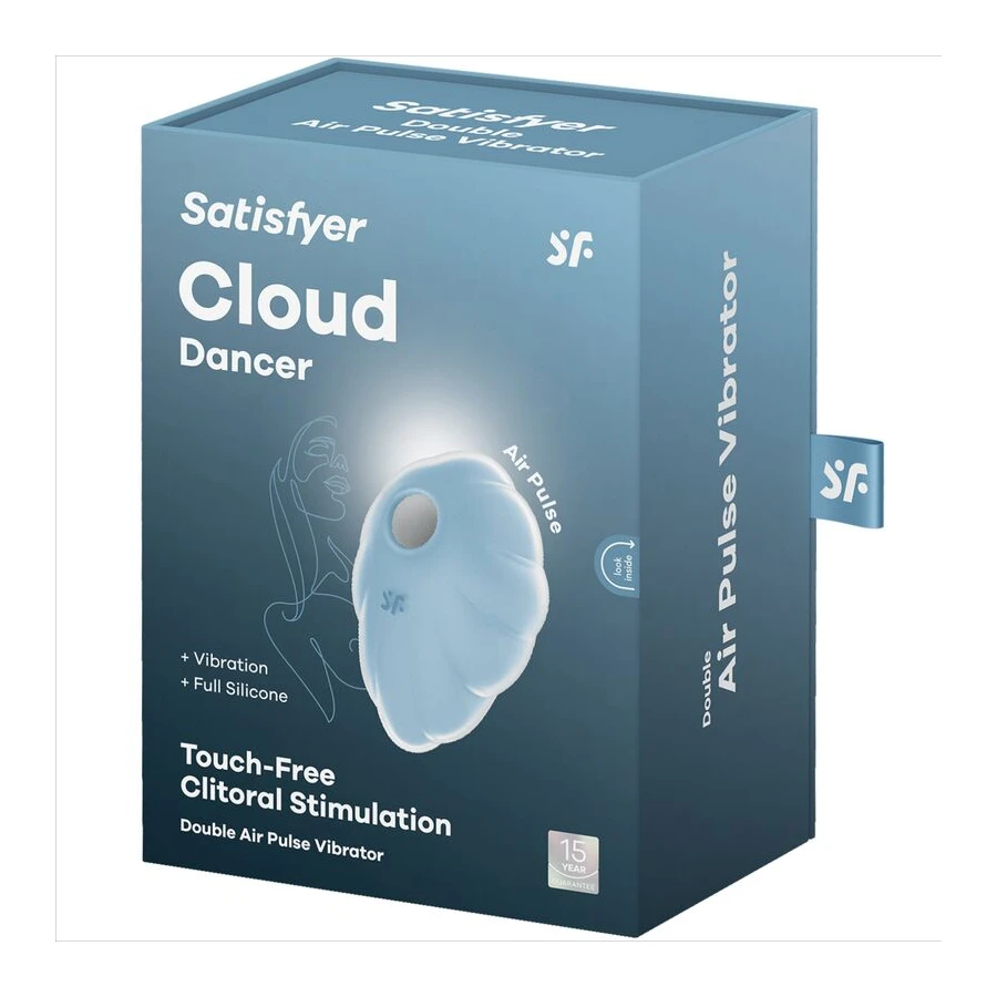 SATISFYER - VIBRATORE CLOUND DANCER BLU AIR PULSE